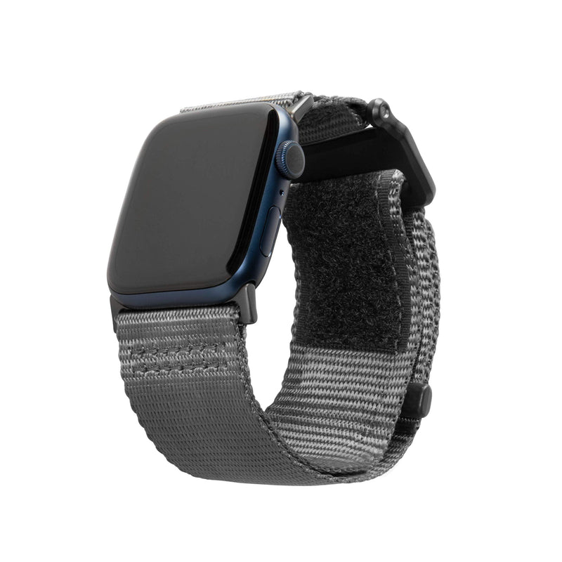 URBAN ARMOR GEAR UAG Compatible with Apple Watch Band 49/46/45/44mm iWatch Series Ultra 3/Ultra 2/Ultra/4-11/SE3/SE2/SE, High Strength Nylon Weave Replacement Strap, Active LE Dark Grey
