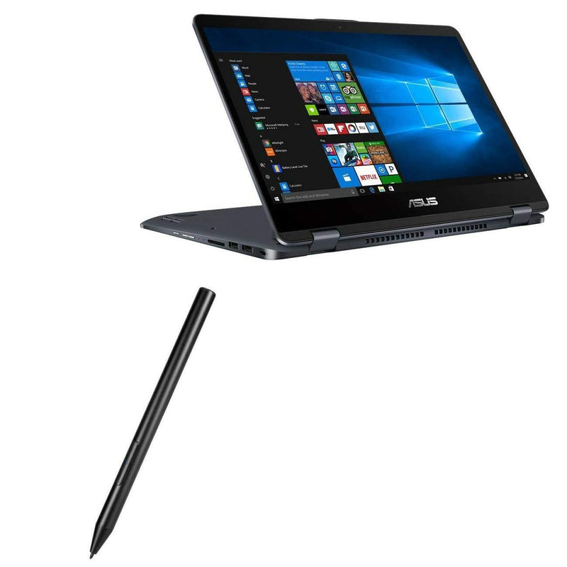 BoxWave Stylus Pen for ASUS VivoBook Flip 14 (Stylus Pen by BoxWave) - ActiveStudio Active Stylus 2020, Electronic Stylus with Ultra Fine Tip for ASUS VivoBook Flip 14 - Jet Black