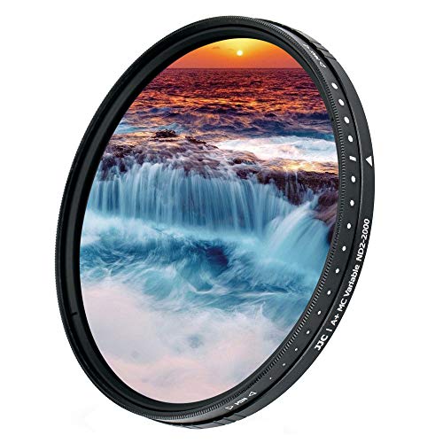 JJC 52mm ND Filter ND2-2000 VND Variable Neutral Density Adjustable Fader