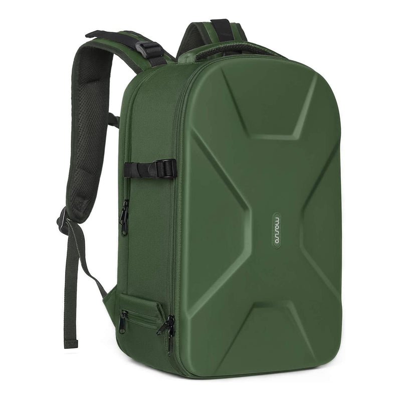 MOSISO Camera Backpack, DSLR/SLR/Mirrorless Photography Camera Bag | 15-16 inch Waterproof Hardshell Case with Tripod Holder&Laptop Compartment Compatible with Canon/Nikon/Sony, Army Green