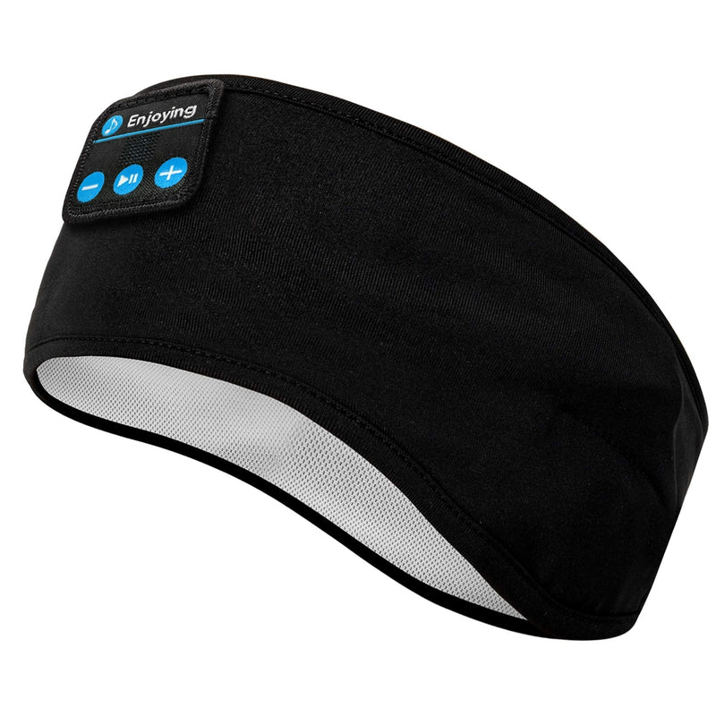 [AUSTRALIA] - Sleep Headphones Wireless, Perytong Bluetooth Sports Headband Headphones with Ultra-Thin HD Stereo Speakers Perfect for Sleeping,Workout,Jogging,Yoga,Insomnia, Air Travel, Meditation Black 