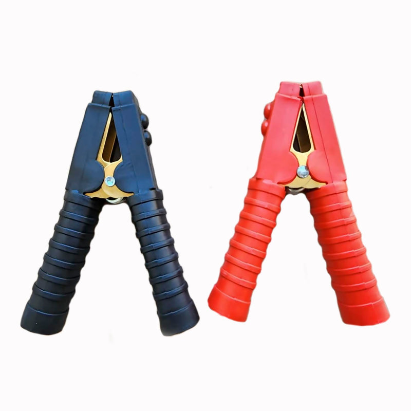 [AUSTRALIA] - NANSH Alligator Clips Heavy Duty Car Battery Terminal Charger Clamps (1500A (Black+Red) 1 pair) 
