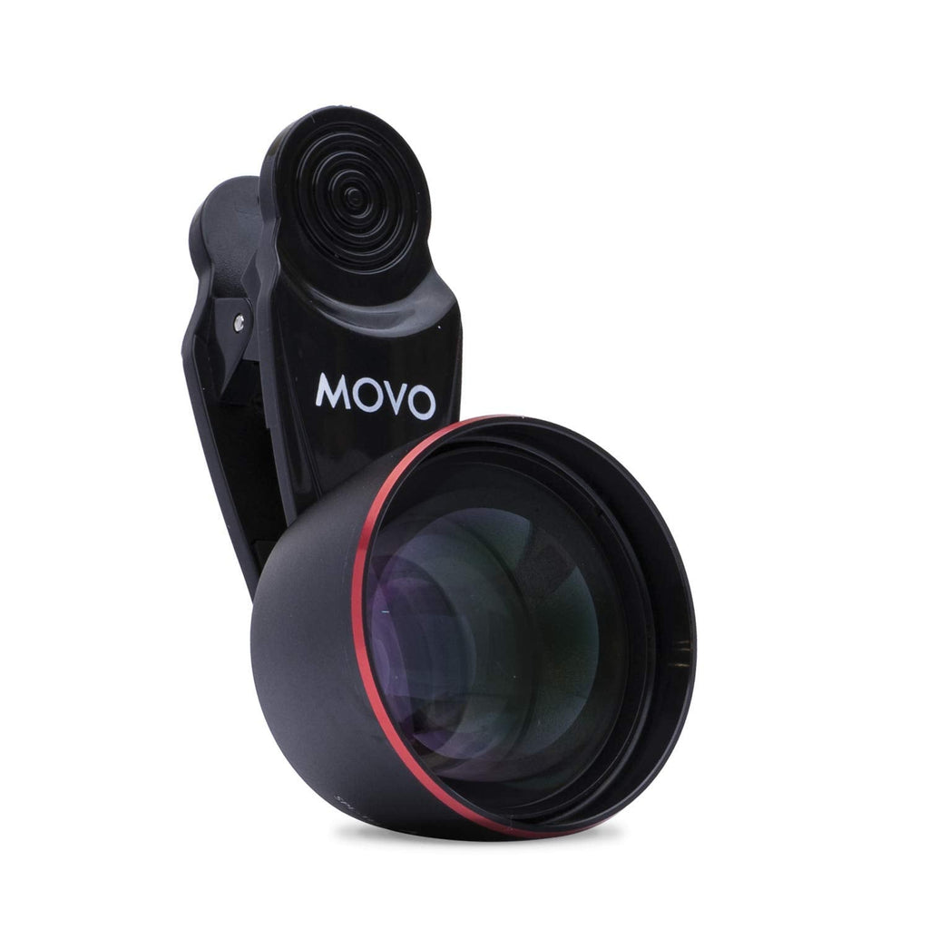 Movo SPL-Tele 3X Telephoto Lens with Clip Mount for Smartphones - Zoom Lens for iPhone, Android, and Tablets - Smartphone Telescopic Lens for Video and Photography - Best Telephoto Lens for iPhone