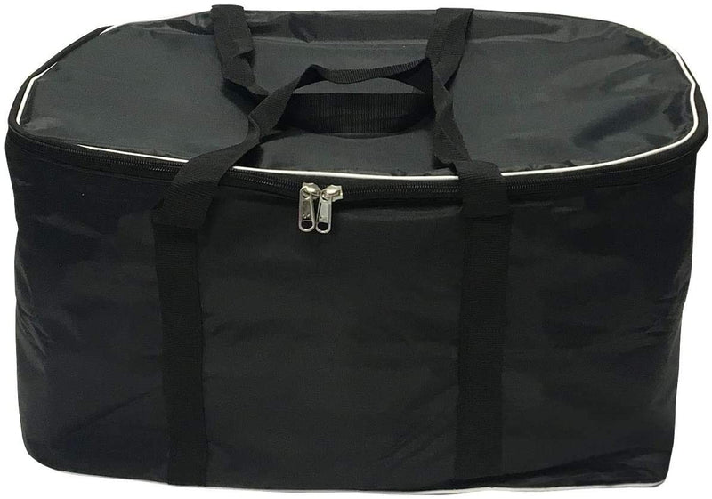 Satnam Nylon Tabla Drum Gig Bag Case for Tabla Drum Set - Black Tabla Gig Bag