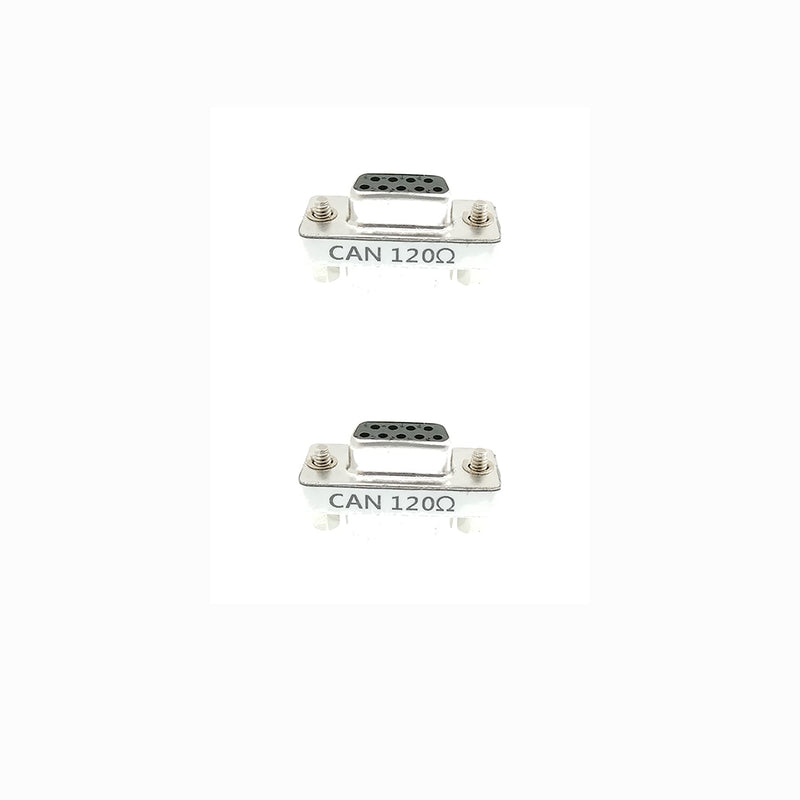 BUELEC CAN DB9 120ohm,CAN Bus Terminal Resistance,DB9 Female to Male Connector with Accuracy of one Thousandth 120 Ohm Resistance,high-Precision up to one Thousandth (CANDB9120ohm2PCS)