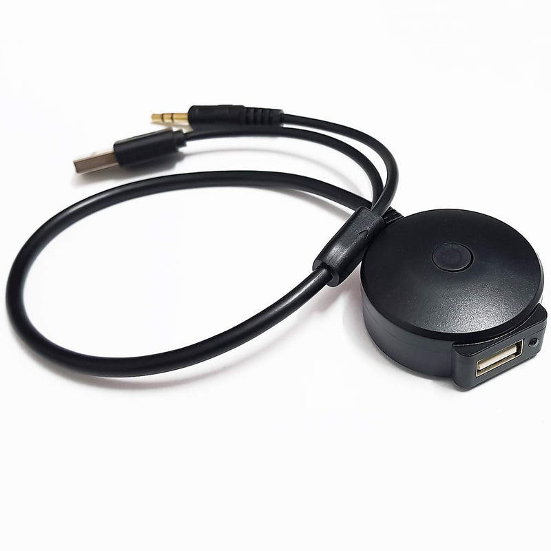 [AUSTRALIA] - Bluetooth Adapter Compatible with Mini Cooper BMW Car Apple Android Phone Music AUX 3.5 Wireless Cable Capable Devices 