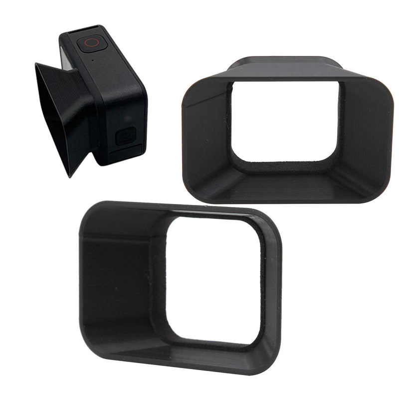 [AUSTRALIA] - DAUERHAFT Sunshade Hood Sturdy 2pcs Portable Sun for Lightweight for Hero 9 Black 