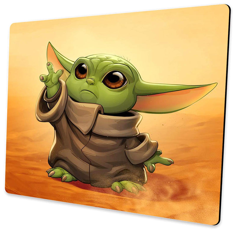 Baby Yoda Mouse Pad, Rectangular Non-Slip Rubber Mouse Pad, Used for Office Work and Home Gaming Mouse Pad Baby Yoda #2