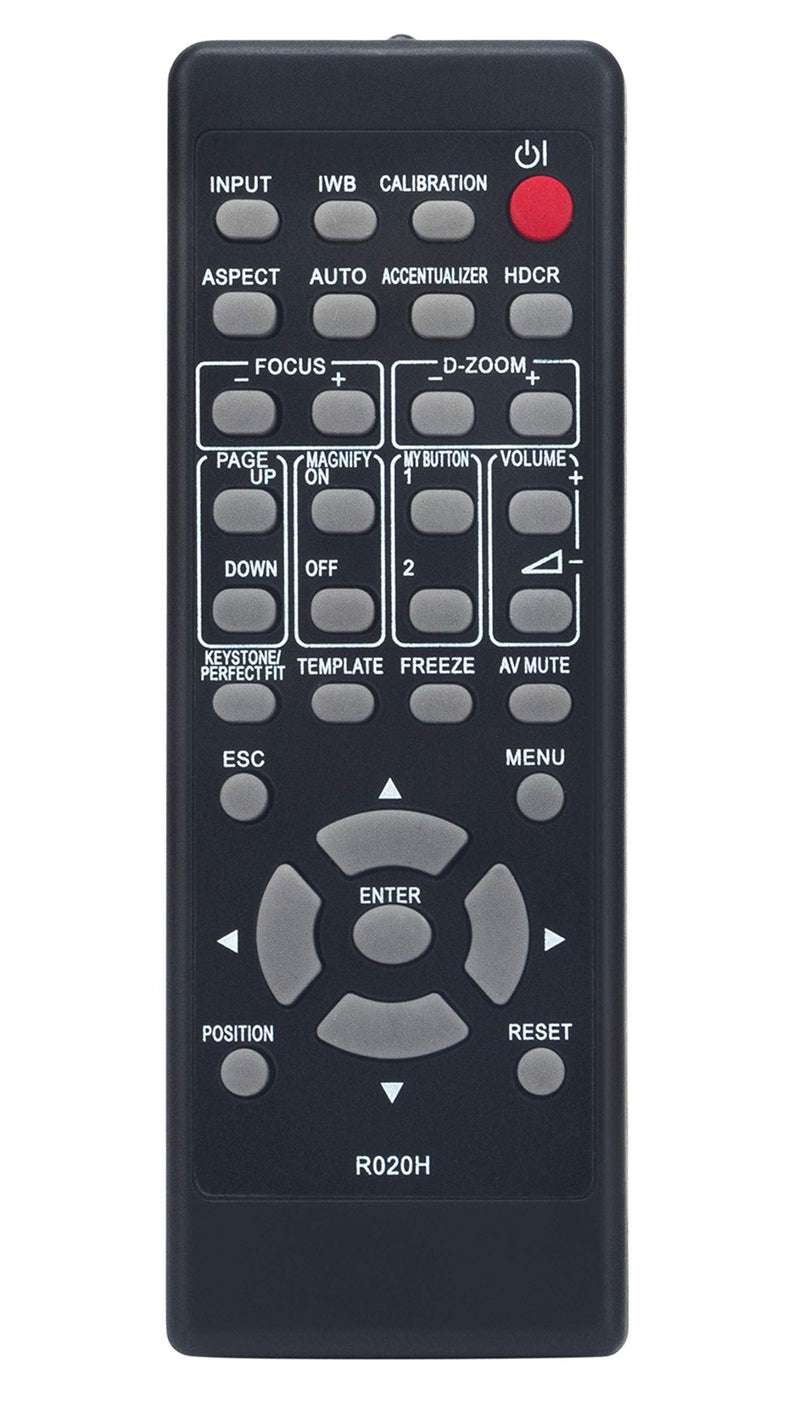 R020H Replaced Remote fit for Hitachi Projector CP-AW2503 CP-AW2505 CP-AW3003 CP-AX2503 CP-AW3005 CP-AX2505 CP-AX2505EF CP-AX3003 CP-AX3005 CP-AX3503 CP-AX3505 CP-TW2503 CP-TW2505