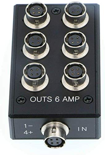 Alvin's Cables 4 Pin Hirose HR10A-7R-4S Splitter Box for Sound Devices 888 833 Zoom F8 Adapter