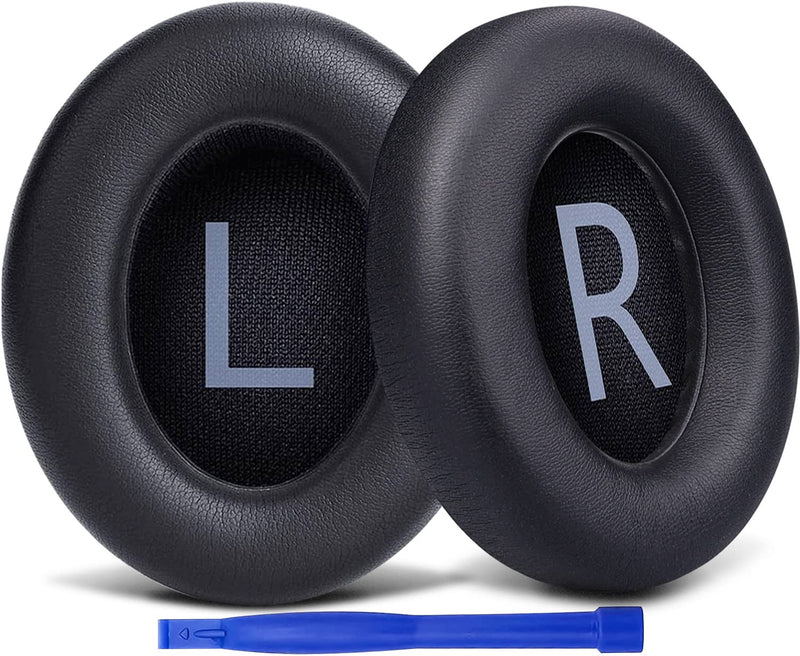 [AUSTRALIA] - SOULWIT Replacement Earpads for Bose 700 (NC700) Wireless Headphones, Ear Pads Cushions with Softer Leather, High-Density Noise Cancelling Foam, Added Thickness - Black 