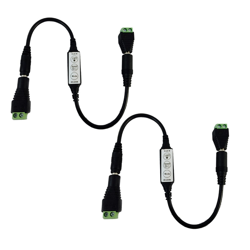 2 Pack Special Effects Lighting LED Control with Wire Terminal Blocks dimming Strobe Flash Blink