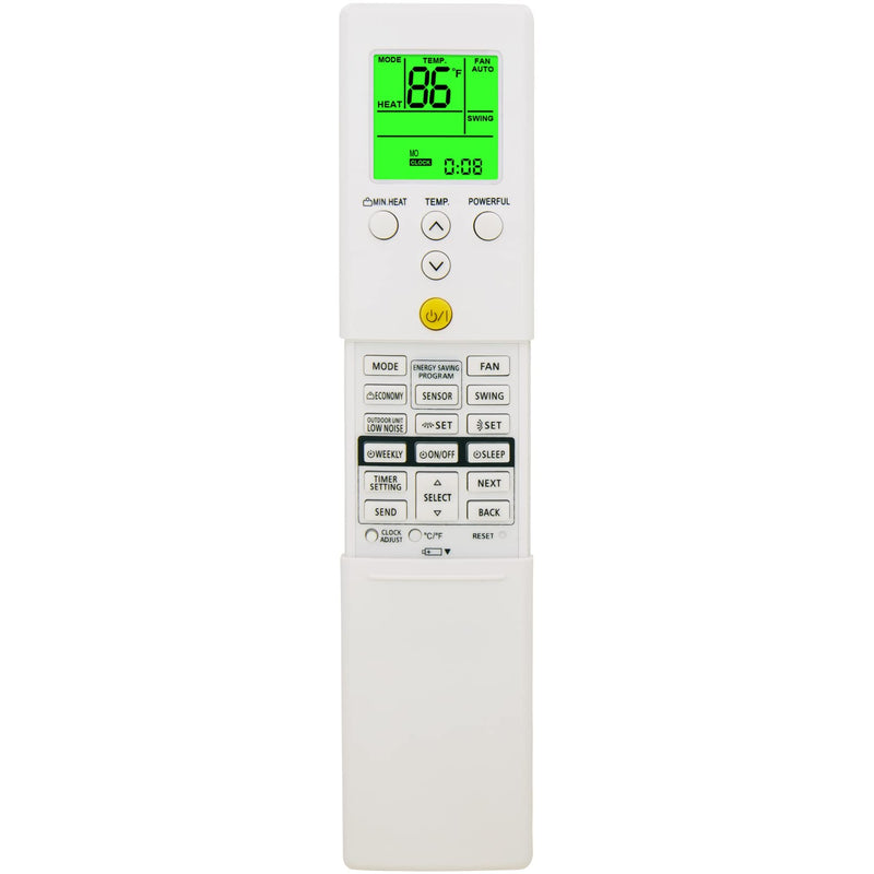 RCECAOSHAN Replacement for Fujitsu Air Conditioner Remote Control AR-RED1U ARRED1U AOU9RLS2 AOU12RLS2 AOU15RLS2 ASU9RLS2 ASU12RLS2 ASU15RLS2 Display in Both Fahrenheit and Celsius