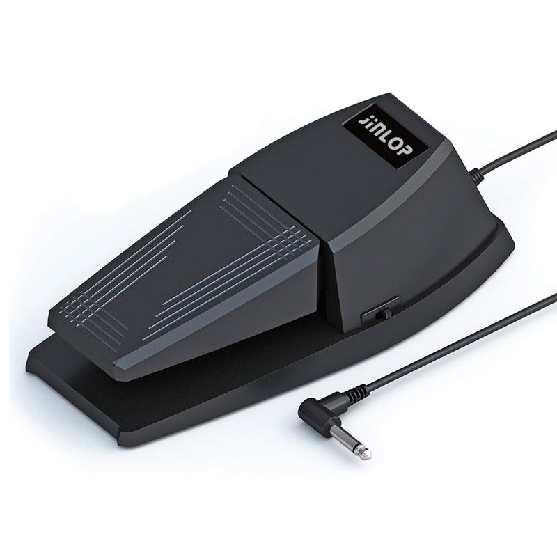 Sustain Pedal，Keyboard Piano Pedal with Polarity Switch for Electronic Keyboards，Digital Pianos， MIDI Keyboards and More
