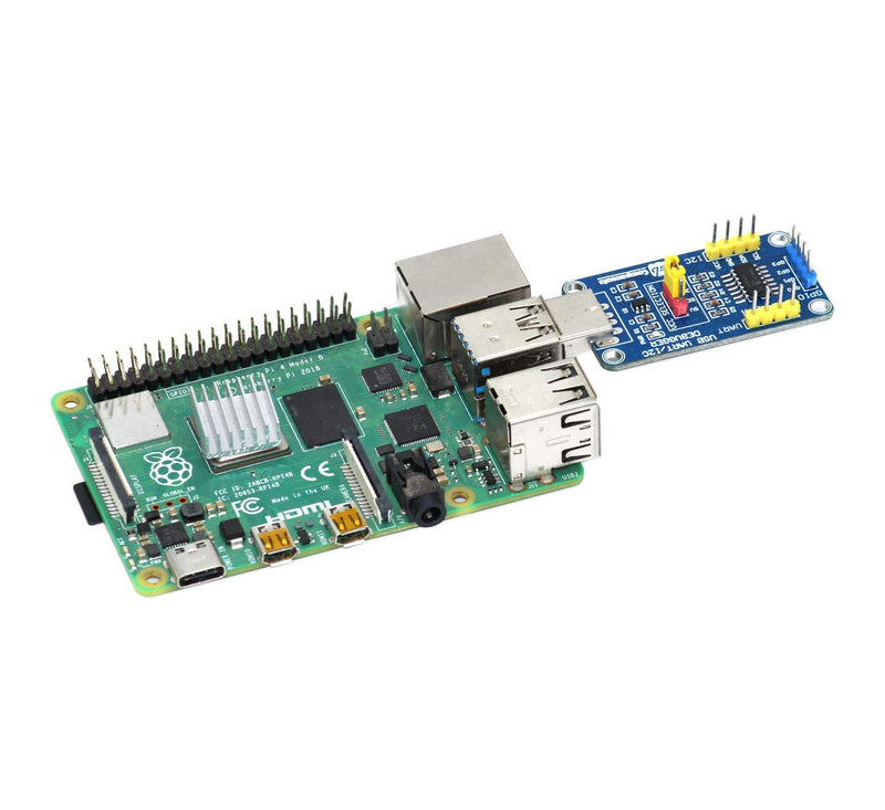 sb components Raspberry Pi USB UART/I2C Debugger Helps to Build a USB connectivity to Configure/Debug Development Board, USB to UART /I2C Converter for Raspberry Pi