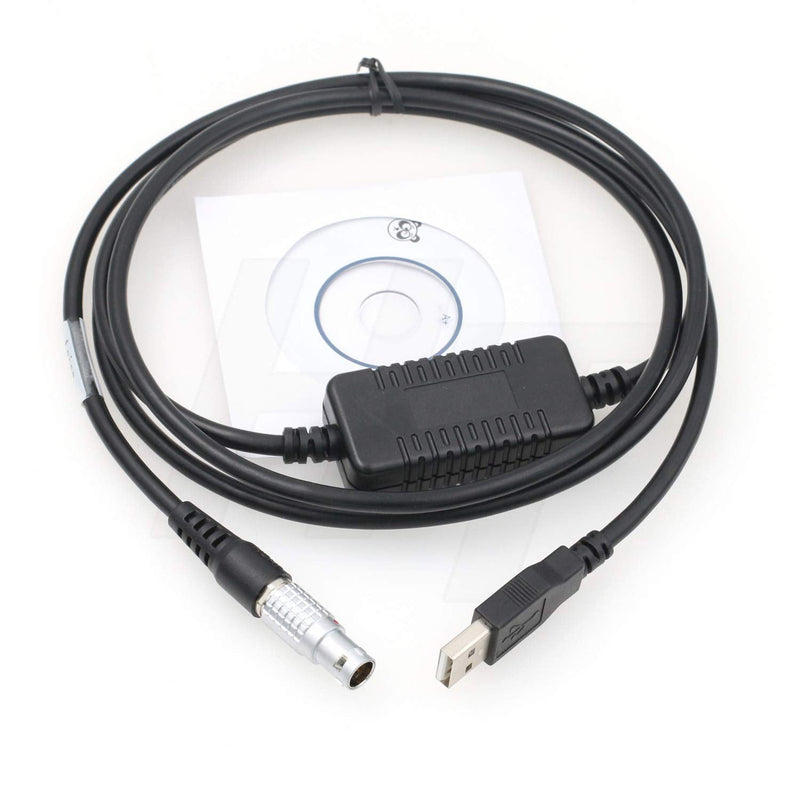 GEV218 USB Data Cable to 8 Pin for Leica Total Station TS30 TM30 GS15 CS10 to PC Computer (USB)