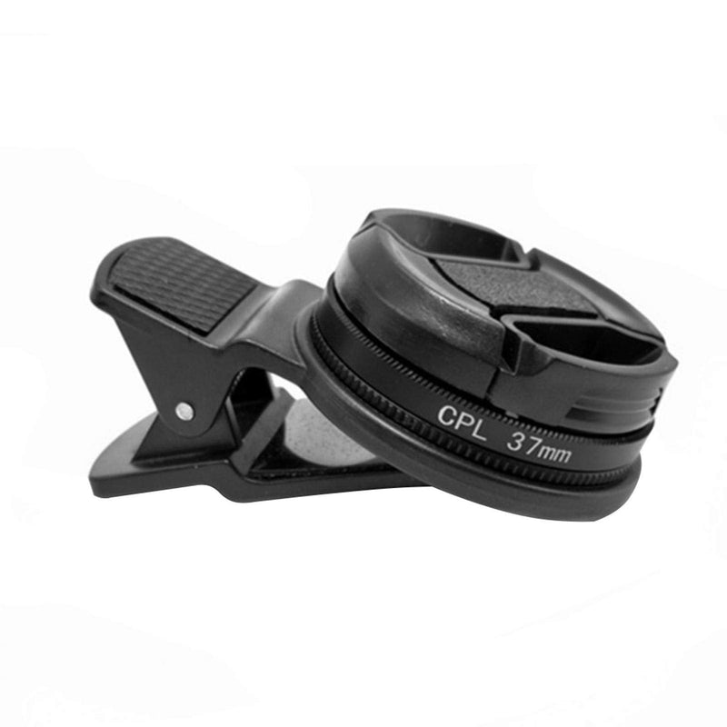 37mm CPL Phone Camera Lens, Universal Polarizer Clip-On Cellphone CPL Filter Compatible with iPhoneSamsung/Android Smartphones 37mm