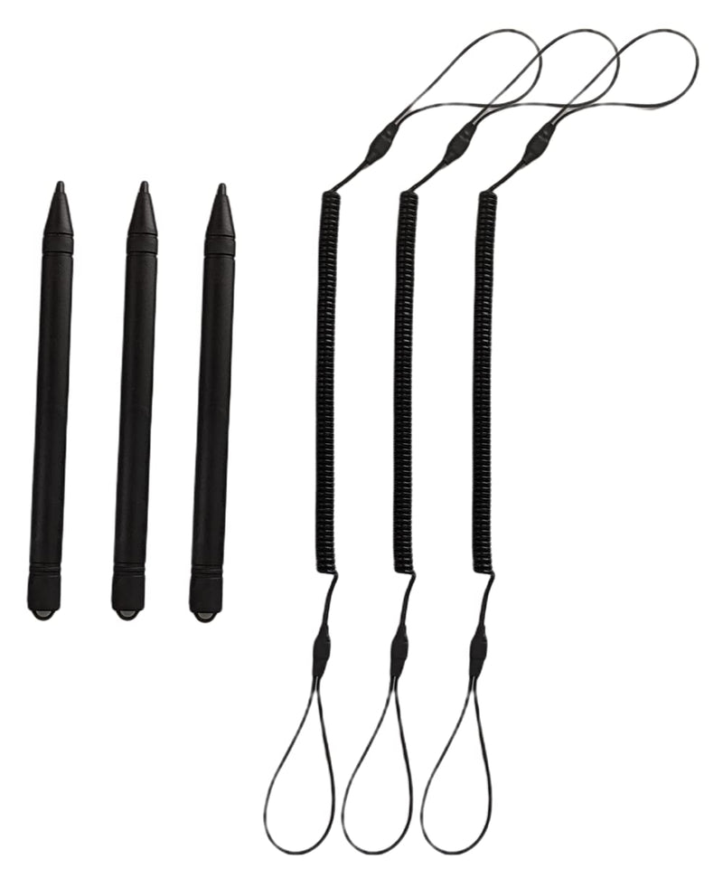 Element 115 3-Pack Replacement Stylus Pen for Boogie Board LCD Writing Tablet Pack of 3 with 3 Elastic Coil Strings to Attach Pens to Board (Drawing Pad NOT Included) 3-Pack WITH 3 Elastic Strings