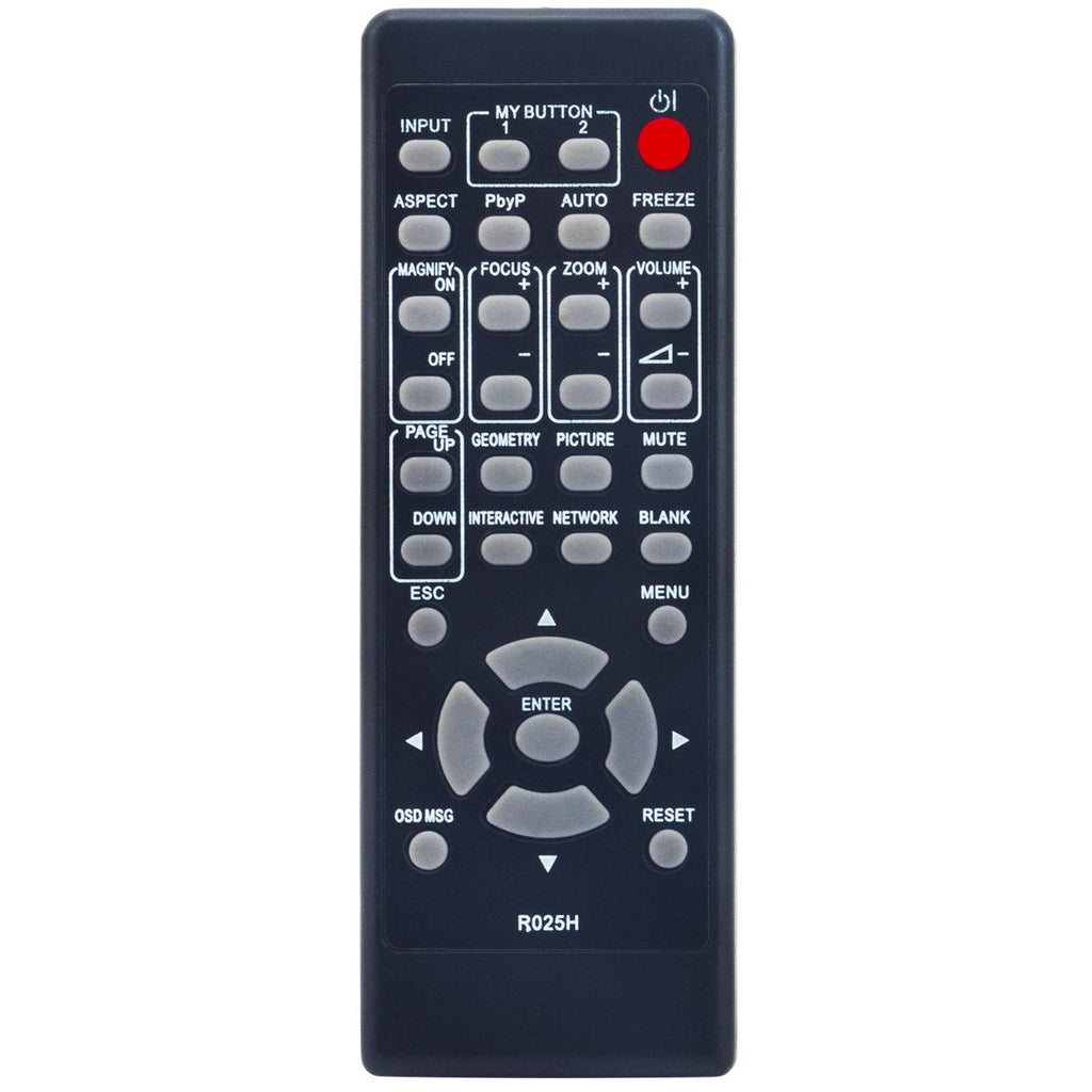 R025H Replacement Remote fit for Maxell LCD Projector MC-EU4501 MC-EU5001 MC-EX3051 MC-EX3551 MC-EX4551 MC-EW3051 MC-EW3551 MC-EW4051 MC-EW4501 MC-EX353E MC-EX303E MCEW5001 MCEX5001 MCWU5505 MCWU5501