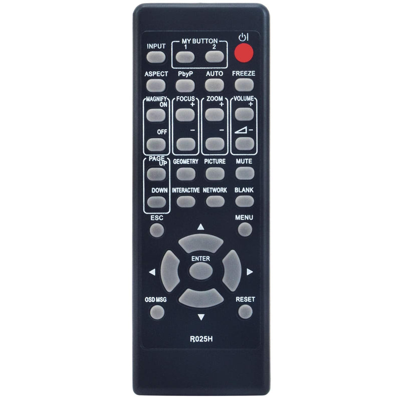 Replacement Remote R025H HL03037 fit for Hitachi Projector CP-EU4501WN CP-EU5001WN CP-EW3051WN CP-EW3551WN CP-EX3051WN CP-EX3551WN CP-EX4551WN CP-EW4051WN CP-EX5001WN CP-EW5001WN CP-EX303 CP-EX353