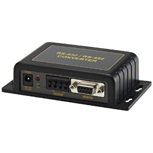 Isolated RS-232 to RS-422/RS-485 Converter in Black