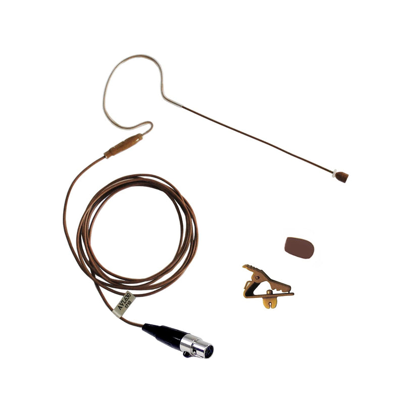 [AUSTRALIA] - Av Jefes Mini Headset Microphone AVL630 Cocoa Color for Shure (Cocoa Color) 