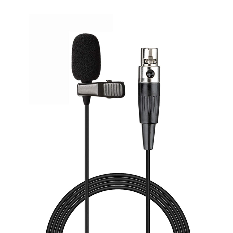Lavalier Microphone Lapel Microphone Compatible with Shure Wireless Transmitter - Unidirectional Condenser Mic - Mini XLR TA4F Plug Mini XLR TA4F Plug for Shure Only