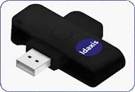 Idaxis SecurePIV Mini USB Smart Card Reader