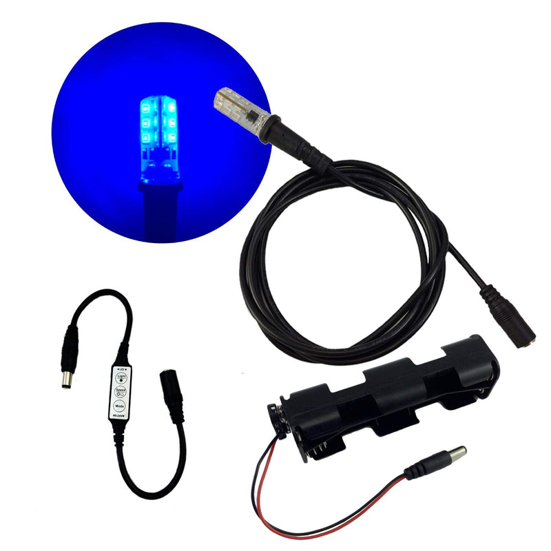 Blue LED Lighting Effects kit with Control dimming Blink Strobe Flash 12V Props Scenery Theatrical