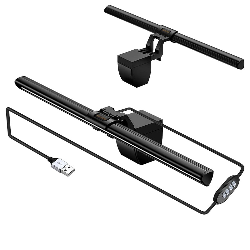 Computer Monitor Light Screen Light Bar e-Reading LED Task Lamp, 3 Color Modes, USB Powered,No Screen Glare, Dimmable Desktop Monitor Lamp for Desk/Office/Home