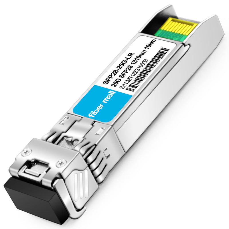 25G SFP28 LR for Arista Networks SFP-25G-LR 25GBASE-LR SFP28 1310nm 10km DOM LC SMF Optical Transceiver Module 25GBASE-LR: 10km