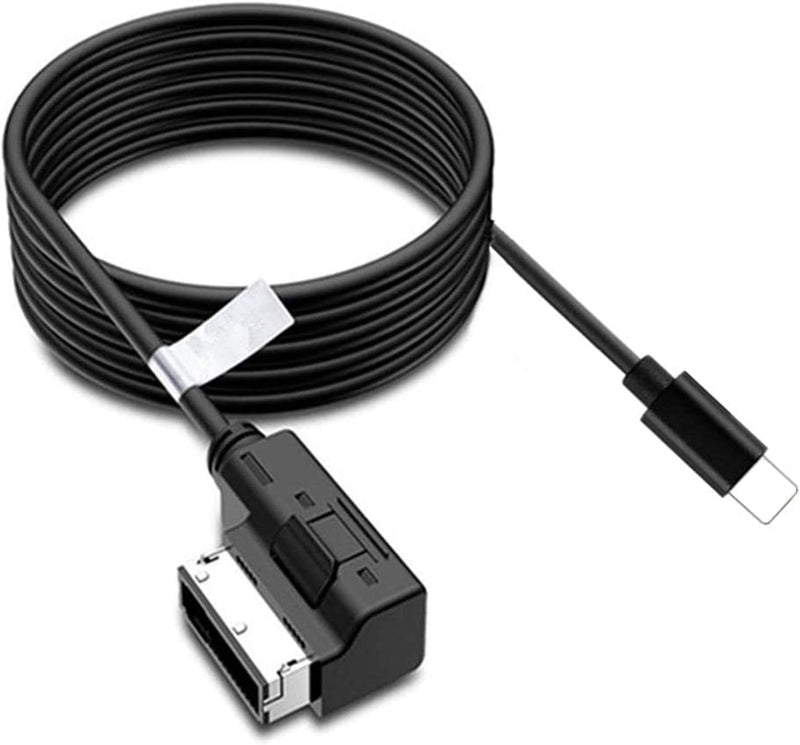 [AUSTRALIA] - FCOUIID 2 in 1 AMI Music Interface Charg Aux Adapter - Media Interface Consumer Cable Compatible with MB COMAND-APS NTG4.5 System for IP 14 13 12 Pro Max 11 Xs max XR (3.3 FT) 