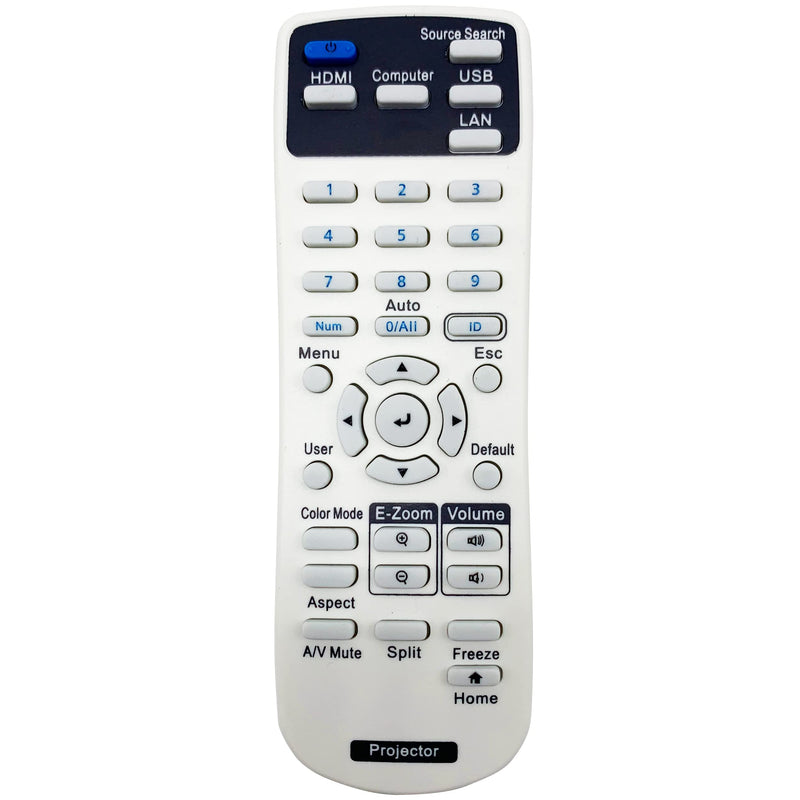 Remote Controller for Epson Projectors BrightLink 1480Fi, EX3280, EX5280, EX9230, Home Cinema 880, PowerLite 118/1288, Pro EX7280, Pro EX9240, VS260 2198635