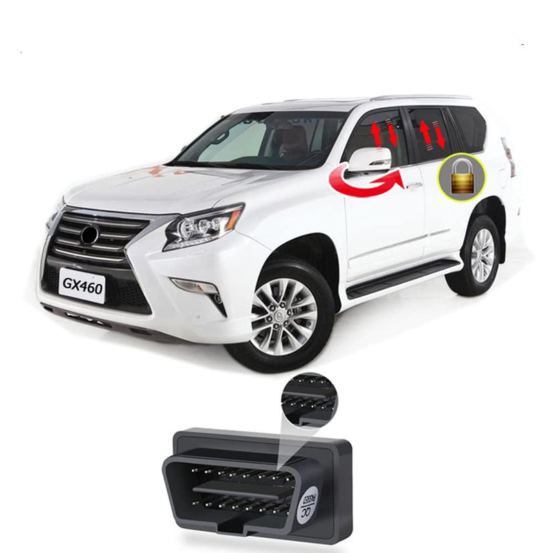 OBD GX 460 Remote Car Auto Window Lift Close Open Side Mirror Folding Unfold and Door Speed Lock Module Kit For Lexus GX460 2010-2019 Accessories 2010-2019 model