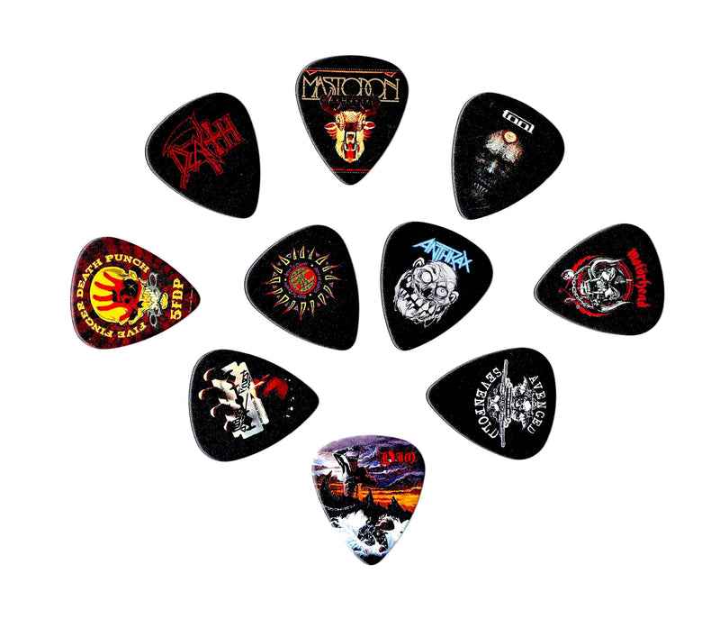 [AUSTRALIA] - Metal Band Version 2 (10 picks in a pack)(Medium thickness 0.71mm) 