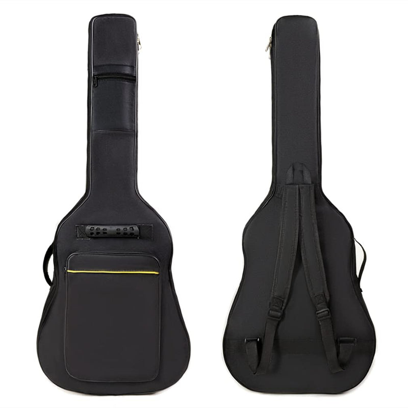 [AUSTRALIA] - 41 Inch Padded Acoustic Guitar Backpack Water-Resistant Thick Gig Bag Soft Cover Black Electric Guitar Gear Bag Kids Guitar Travel Case Dual Adjustable Shoulder Strap Bag with Zipper 41 inch 