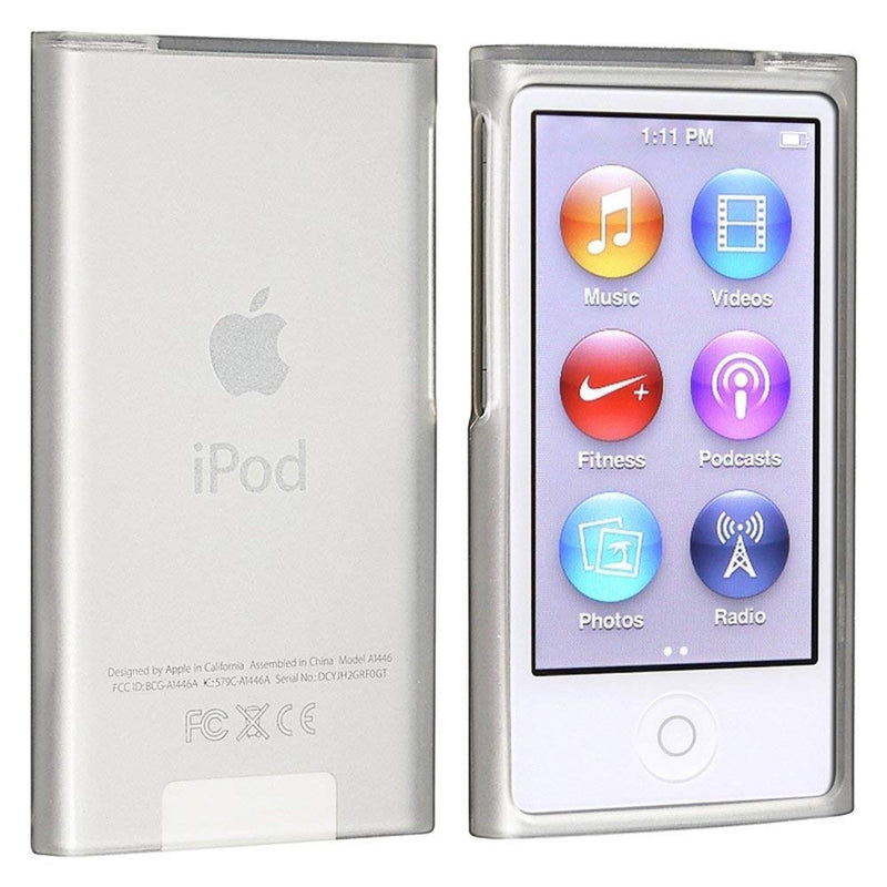 for iPod Nano 7 8 Case, Candy Color Soft TPU Rubber Gel Protective Skin Case Cover for Apple iPod Nano 7 7th 7G Generation 8 8th Generation (Only Clear Color) Only Clear color
