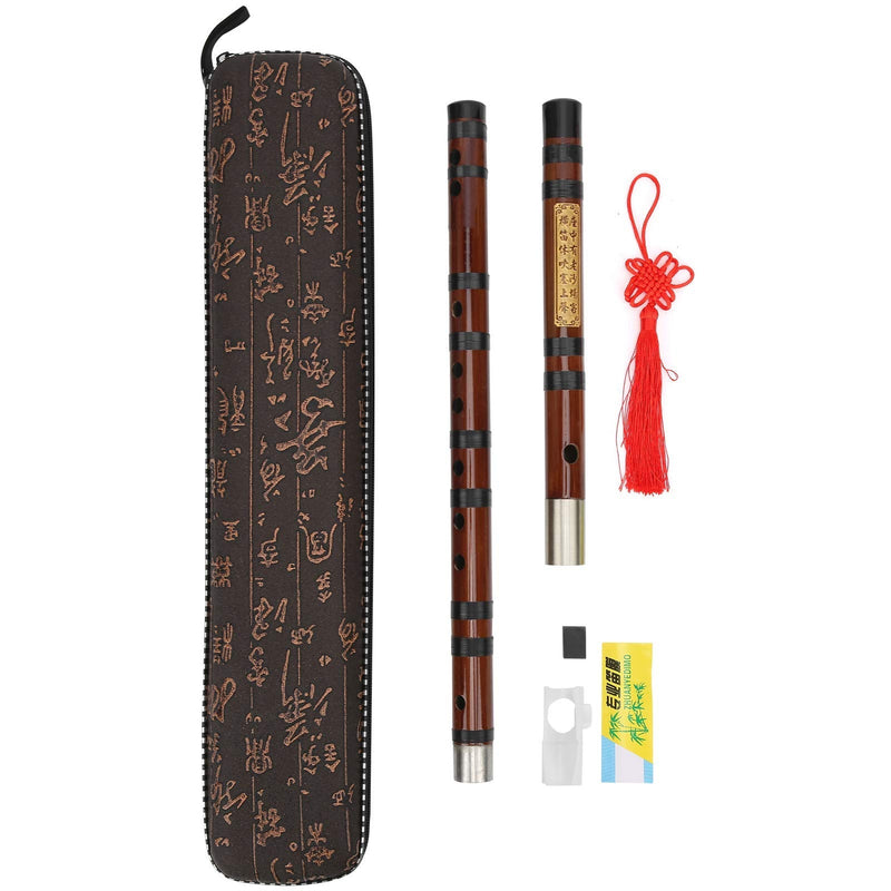 C Key Professional Bamboo Flute Walfront 8 Years Dried Dizi Bitter Bamboo Flute With Golden Embossed Body Flute Film And Solid Flute Film Glue Traditional Chinese Instrument