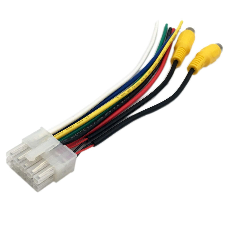 Dual TBX10A Wire Harness 10 Pin Plug with RCA Jack MXD337BT, MCD237BT, MCP1337BT,AMCP425BT