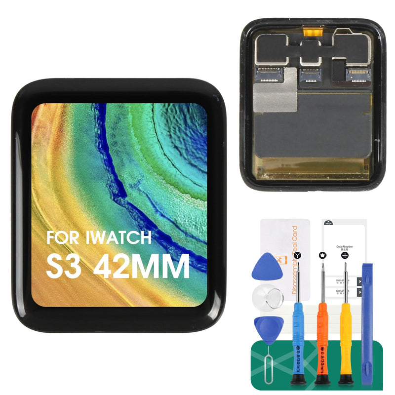 for Apple Watch Series 3 38mm 42mm LCD Display Touch Screen Digitizer Replacement (42mm GPS)