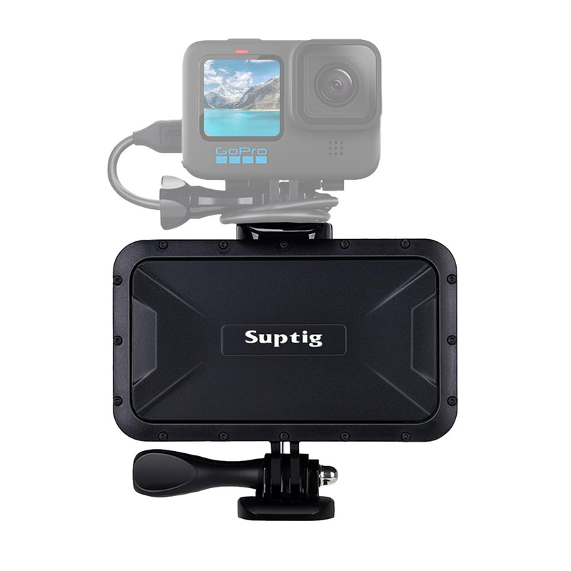 Suptig Portable Charger, 7800mAh Battery Pack Power Bank, Compatible for Gopro Hero 12 11 10 9 8 7 6 5 4 3 3+ Hero Session Hero + DJI osmo AKASO Insta 360 Digital Camera Phone and More (Black)