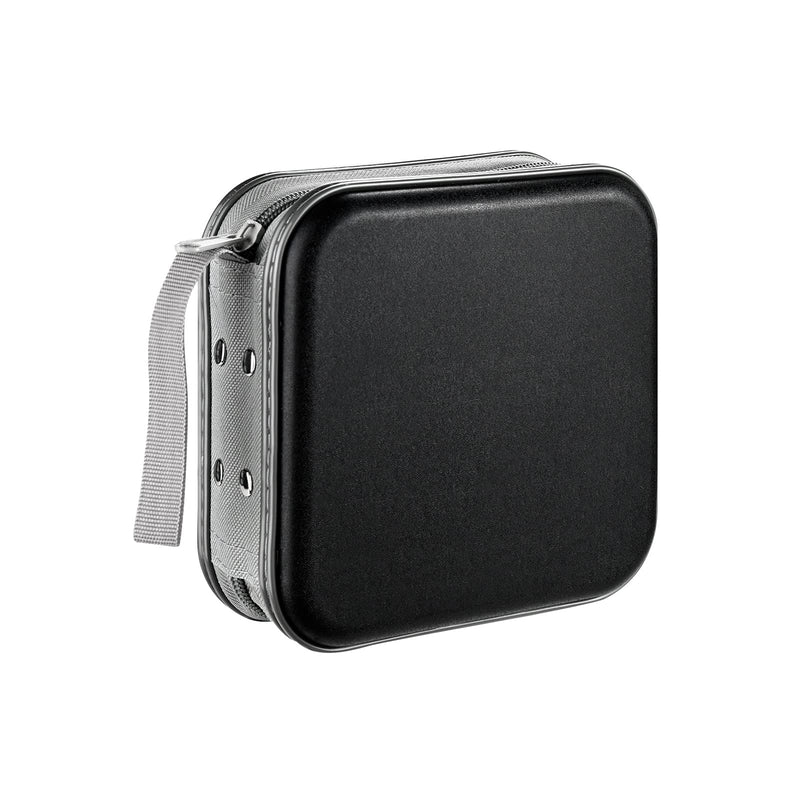 DVD Case, 48 Capacity CD Case Portable CD Case Holder Storage Hard Plastic DVD CD Wallet Holder Organizer for Car (Black) Black