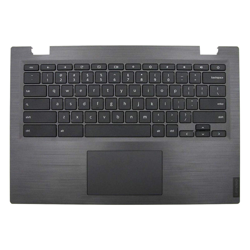 Laptop Palmrest Upper Case Top Cover with US Non-Backlit Keyboard Touchpad Assembly Replacement C Cover for Lenovo Chromebook 14 S345-14AST 81WX 14e 81MH 5CB0S95246