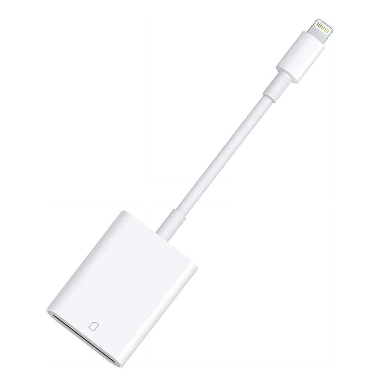 Apple MFi Certified Lightning to SD Card Camera Reader for iPhone iPad, Veetone SD Card Reader Memory Card Reader Trail Camera Viewer SD Card Adapter for iPhone 12/11/XS/XR/X/8/7/iPad, Plug and Play One Slot