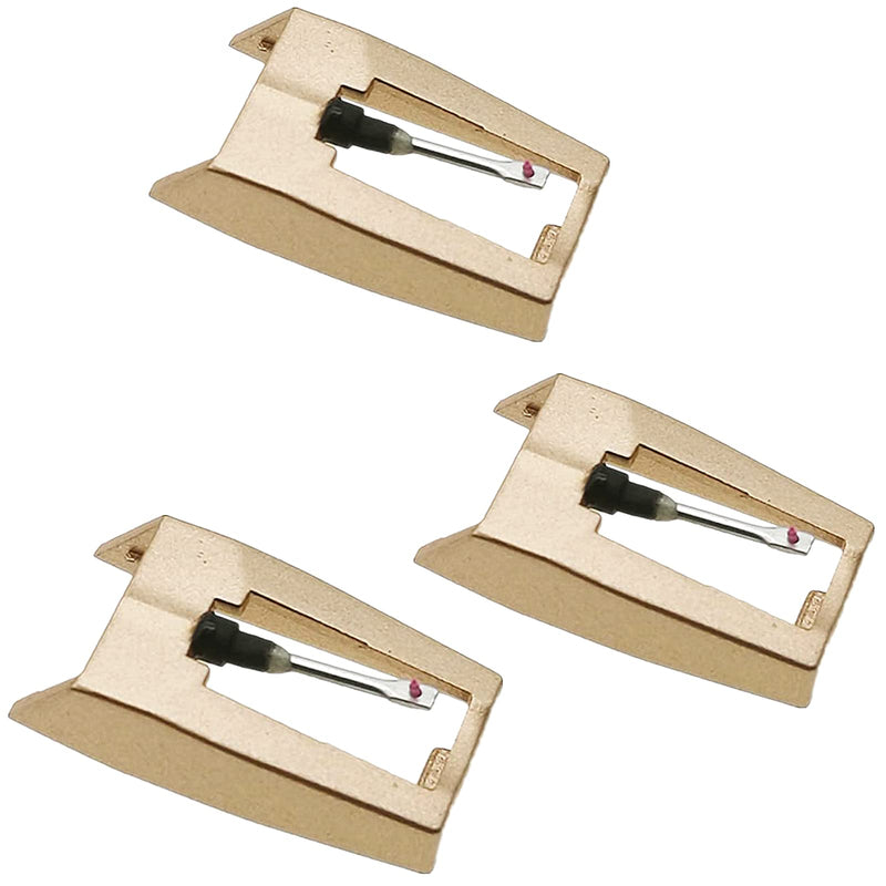 [AUSTRALIA] - Record Player Needle, Upgraded Golden Record Needles Stylus Replacement for Crosley Victrola Jensen Turntable, Vinyl Record Player, Phonograph(Pack of 3) 