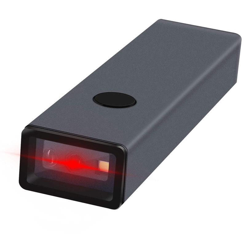 [AUSTRALIA] - 2D QR Wireless Bluetooth Alloy Metal Barcode Scanner,Symcode Portable Handheld Barcode Reader Scanner 3-in-1 Aluminum Alloy Metal Outer Box Barcode Scanner 