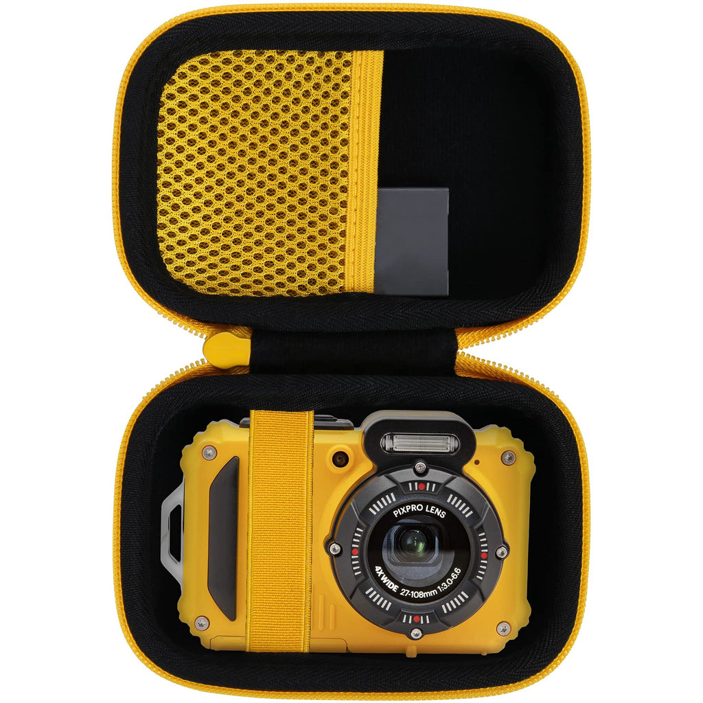 Aenllosi Hard Storage Case Compatible with Kodak PIXPRO WPZ2 Rugged Waterproof Digital Camera Yellow