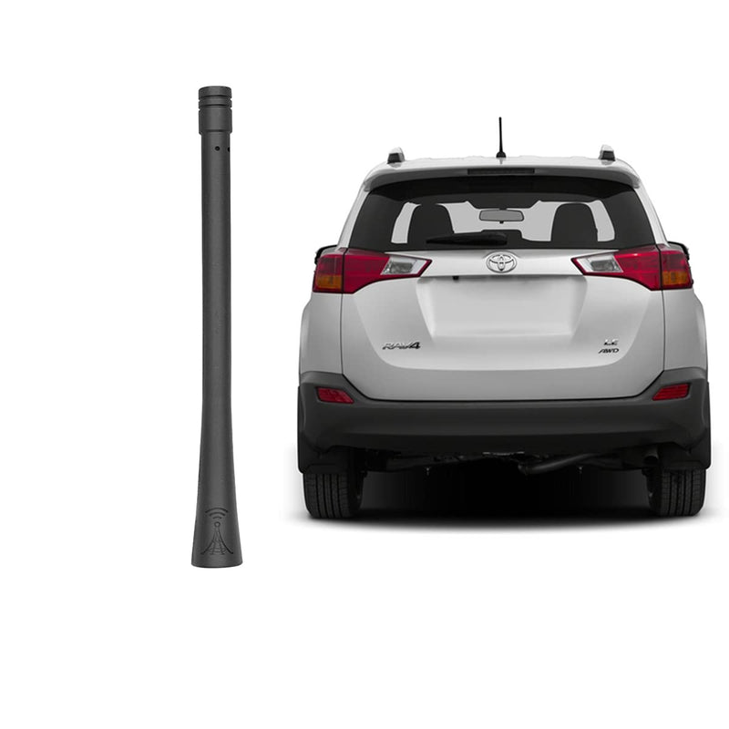 [AUSTRALIA] - PYGHAP Stylish Short Antenna Compatible with Toyota Lexus Scion Select Models, 6" Short Radio AM FM Antenna, Car Wash Proof, Flexible Rubber Antenna Rod 