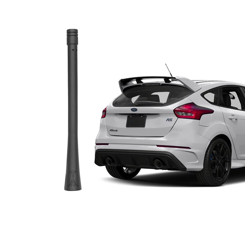 PYGHAP Stylish Short Antenna Compatible with Ford Pontiac Saab Saturn Volvo Select Models, 6" Short Radio AM FM Antenna, Car Wash Proof, Flexible Rubber Antenna Rod