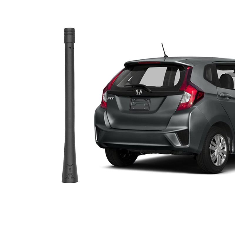 PYGHAP Stylish Short Antenna Compatible with Honda Acura Mazda Subaru Suzuki Select Models, 6" Short Radio AM FM Antenna, Car Wash Proof, Flexible Rubber Antenna Rod